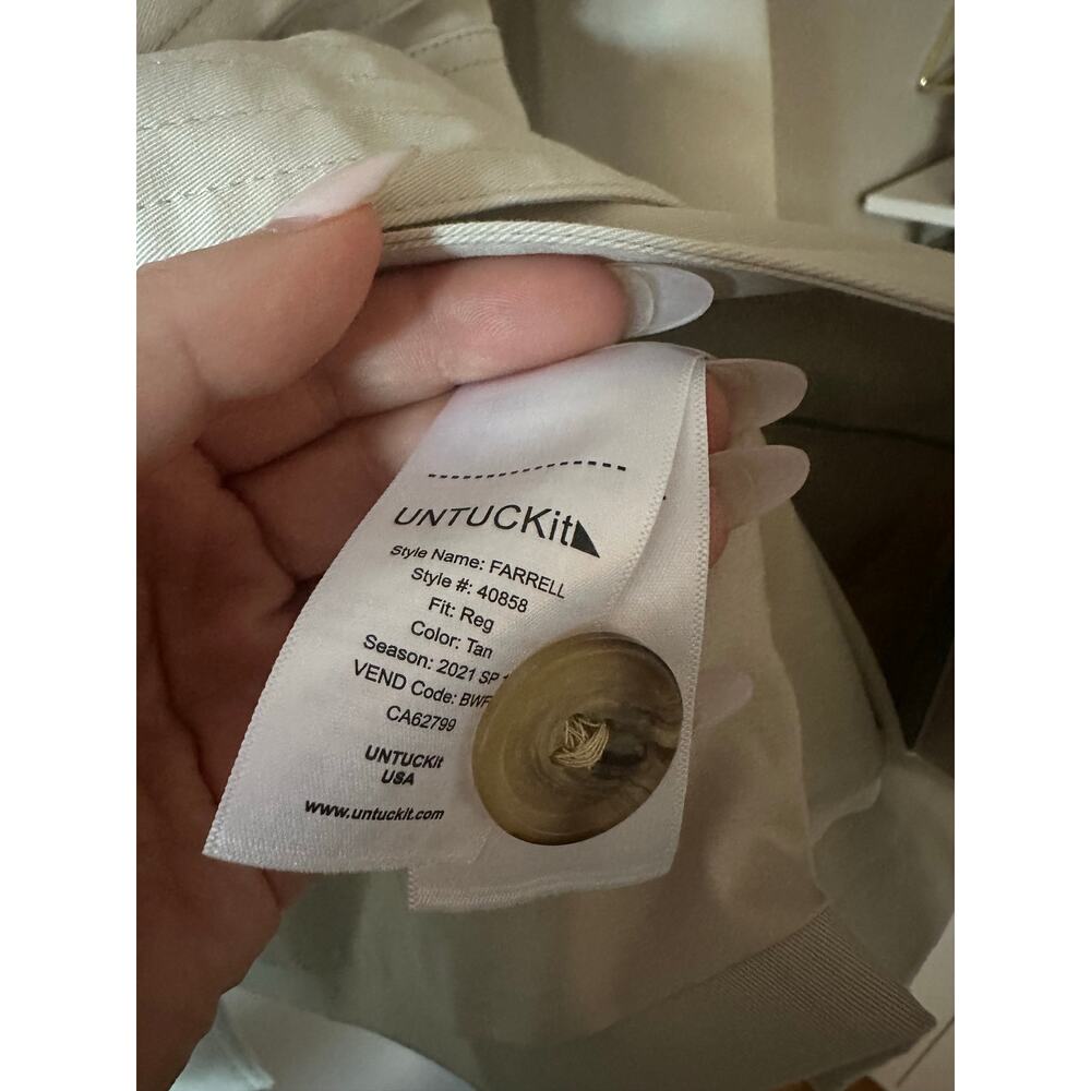 UNTUCKit for Her Farrell Jacket Tan Size Small - Picture 4 of 6